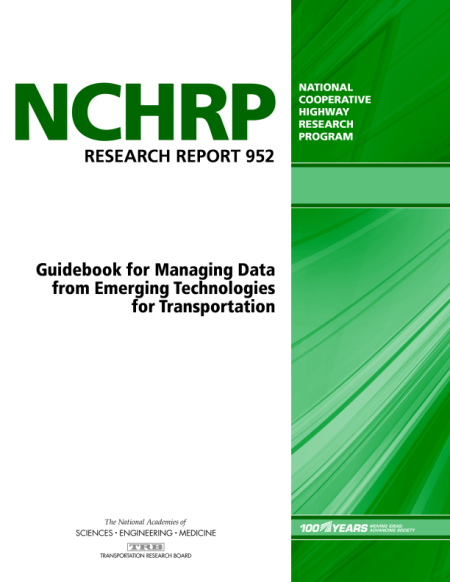 NCHRP Research Report 952 [cover page]